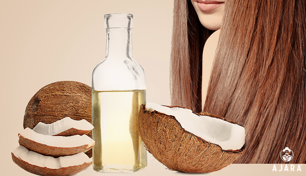 Olio di cocco biologico per capelli